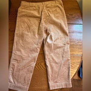 Talbots Women’s Tan Corduroy Pants